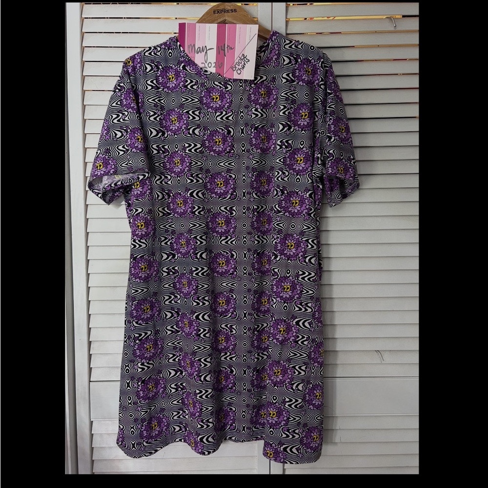 NOOWORKS 3X Tee Dress in Haze